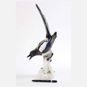 Meissen "Elster auf Stamm"