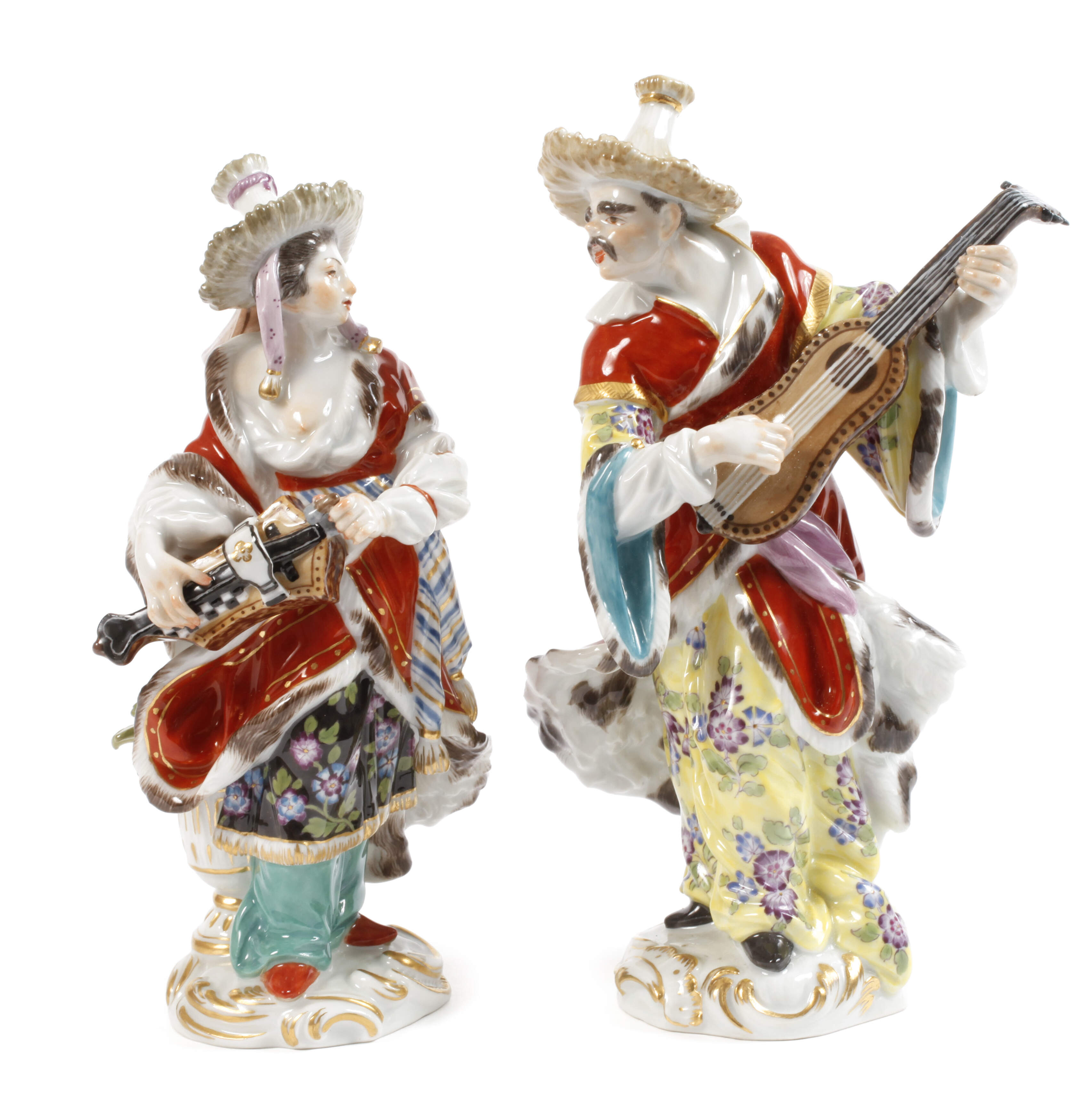 Meissen Paar Volkstypen