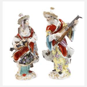 Meissen Paar Volkstypen