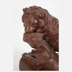 Meissen "Bauchmähnenlöwen"