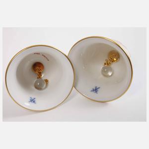 Meissen zwei kleine Glocken "Musizierende Engel"