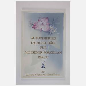 Meissen zwei Wandplatten für Fachgeschäft