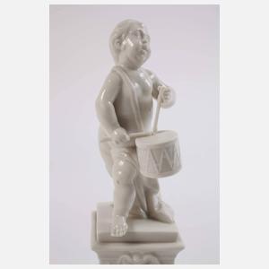 Nymphenburg Paar Putten mit "Bayerischem Wappen"