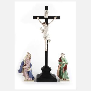 Nymphenburg dreiteilige Kreuzigungsgruppe