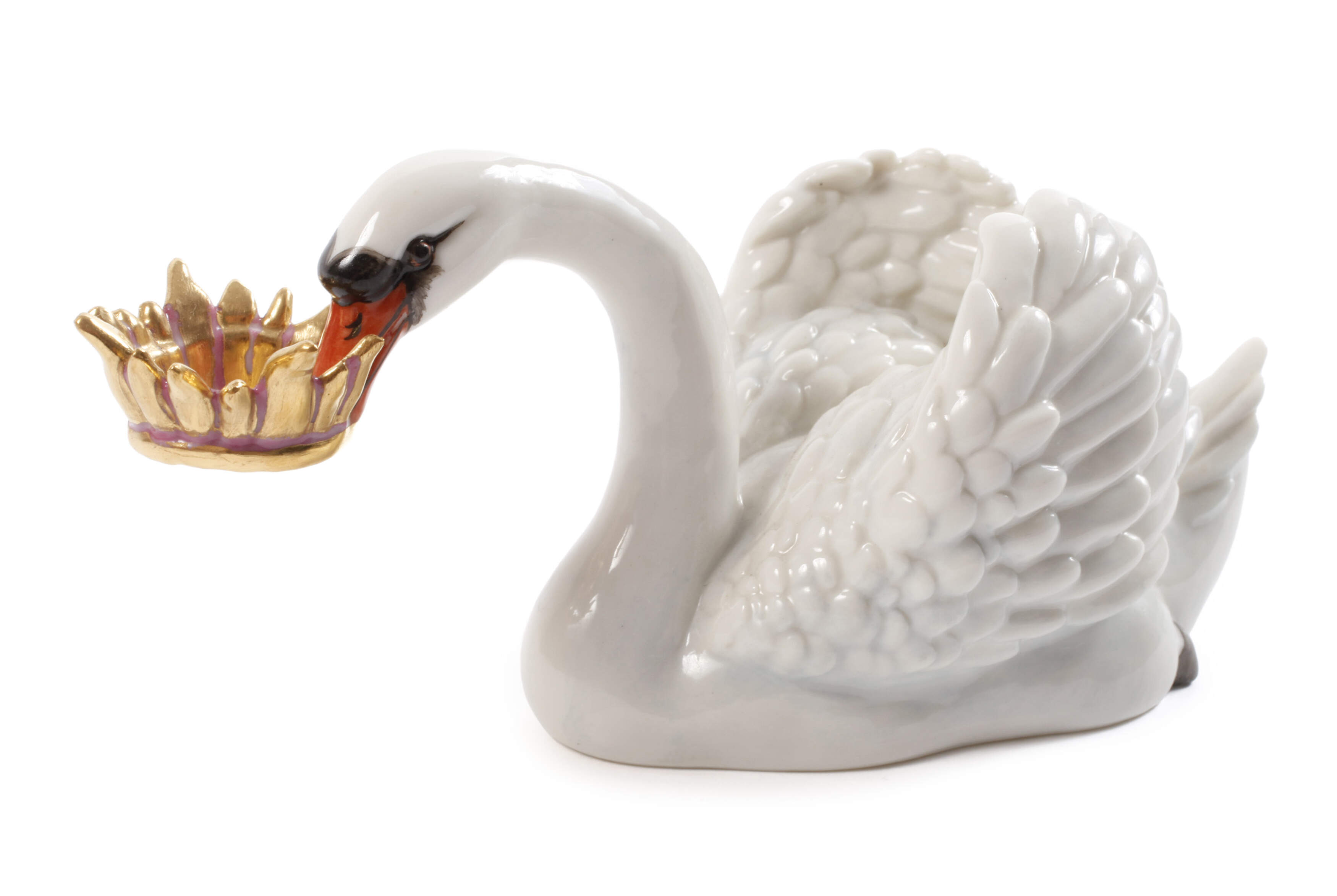 Nymphenburg "Schwan mit Krone"