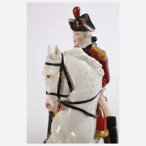 Nymphenburg "Dragoner-Offizier zu Pferd"