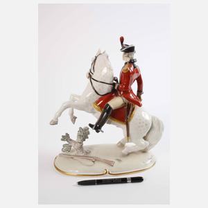Nymphenburg "Dragoner-Offizier zu Pferd"