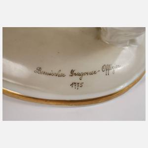 Nymphenburg "Dragoner-Offizier zu Pferd"