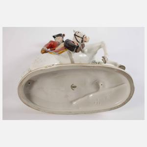 Nymphenburg "Dragoner-Offizier zu Pferd"