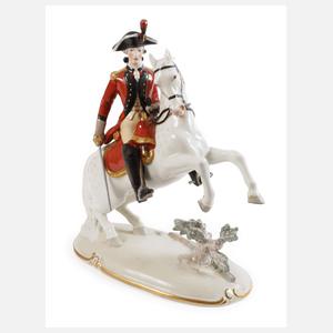 Nymphenburg "Dragoner-Offizier zu Pferd"