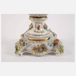 Potschappel Potpourri-Prunkvase Figurenmalerei