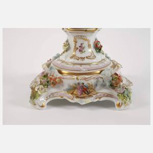 Potschappel Potpourri-Prunkvase Figurenmalerei