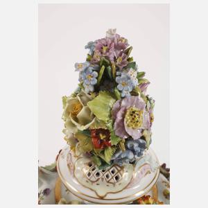 Potschappel Potpourri-Prunkvase Figurenmalerei