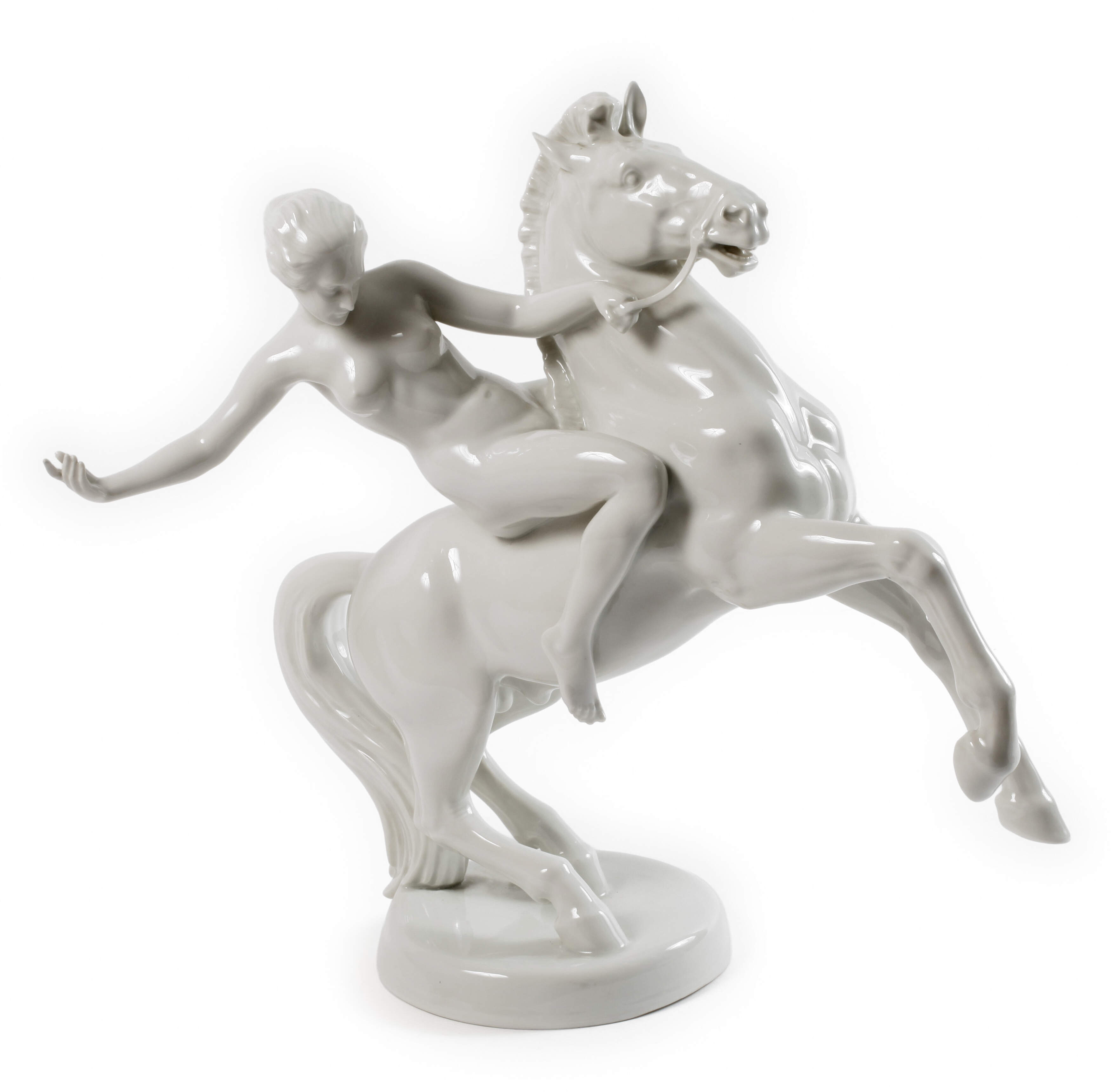 Rosenthal "Amazone zu Pferde"