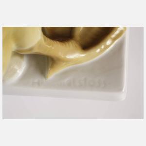 Rosenthal "Brahmaputra-Hahn" und "Ente (Protest)"