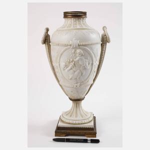 Schwarza-Saalbahn Prunkvase Puttenrelief