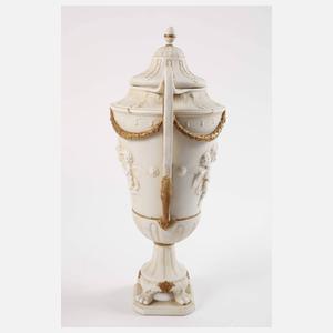 Schwarza-Saalbahn Prunkvase Puttenrelief