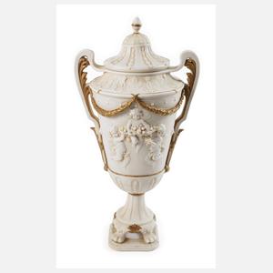 Schwarza-Saalbahn Prunkvase Puttenrelief