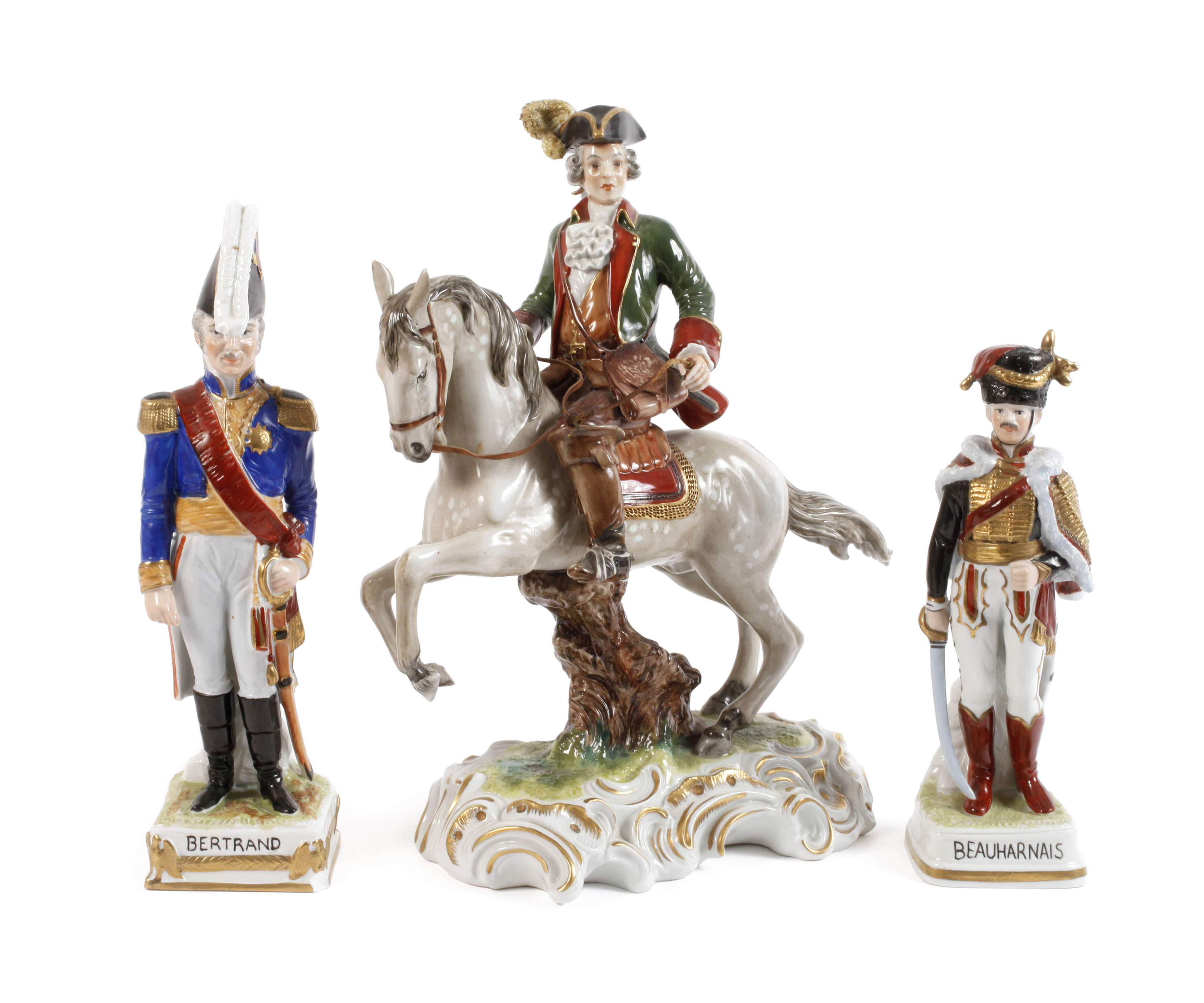 Thüringen zwei Generäle und Jäger zu Pferd