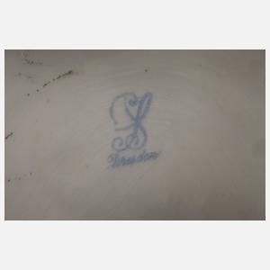 Volkstedt Leuchterpaar und Potschappel Gärtnerin