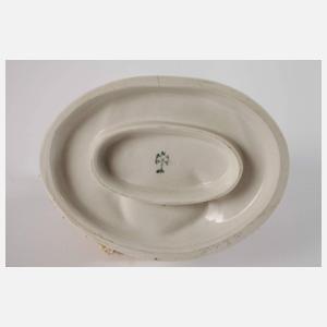 Karl Ens Volkstedt Biedermeierdame mit Rosen