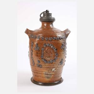 Seltene Altenburger Schraubkruke mit Bishofmotiv