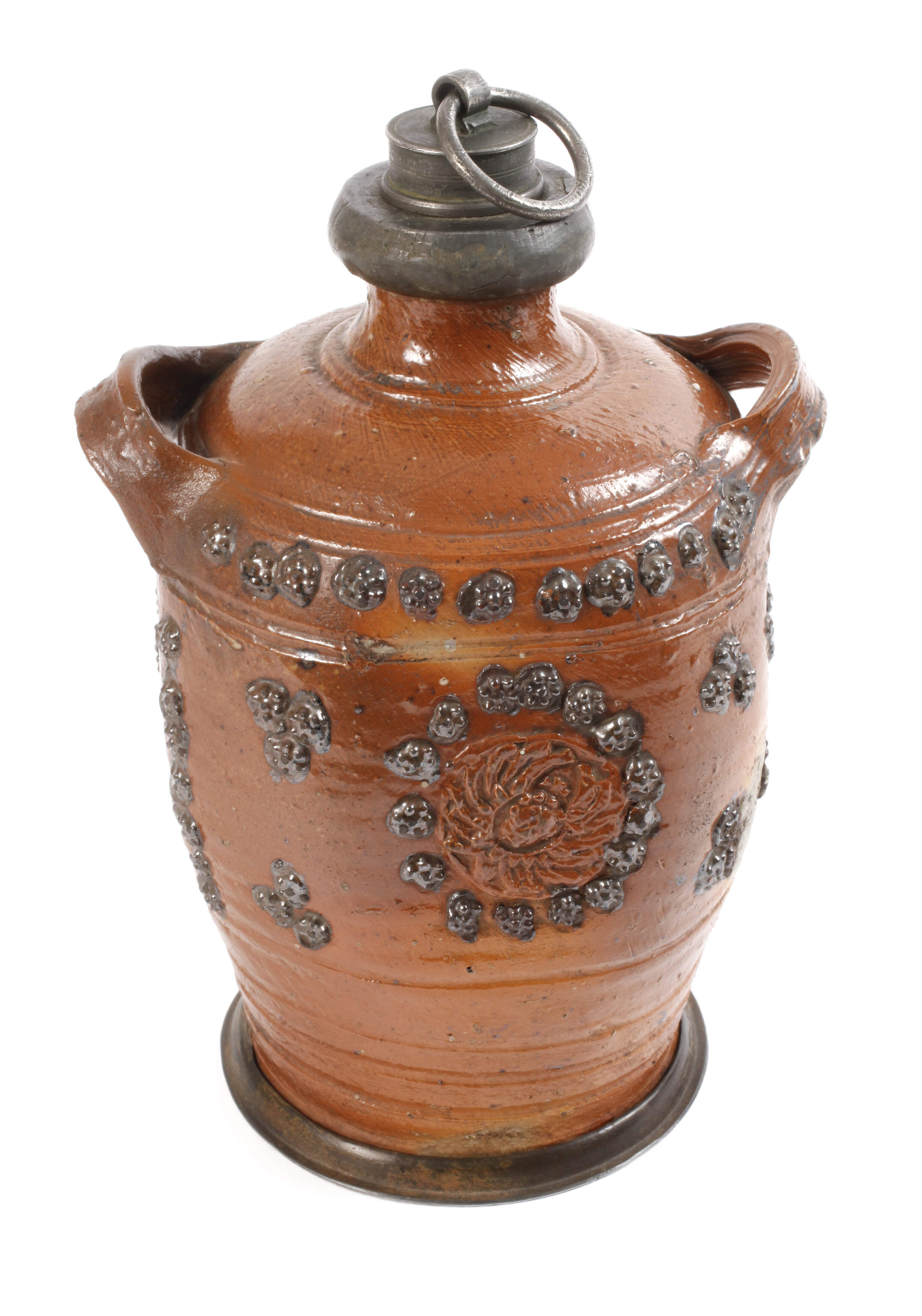 Seltene Altenburger Schraubkruke mit Bishofmotiv