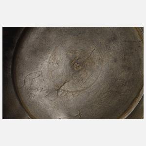 Zwei wuchtige Thüringer Fayencewalzenkrüge