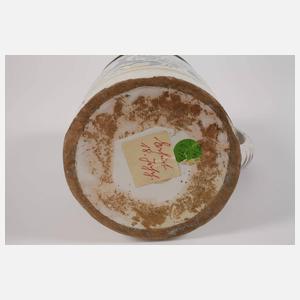 Zwei wuchtige Thüringer Fayencewalzenkrüge