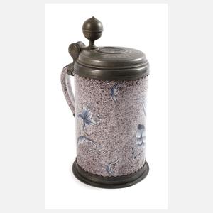 Früher Hanauer Fayencewalzenkrug