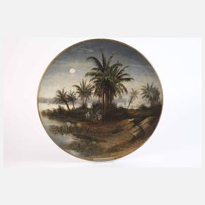 Paar orientalische Wandteller