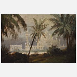 Paar orientalische Wandteller