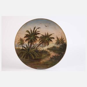 Paar orientalische Wandteller