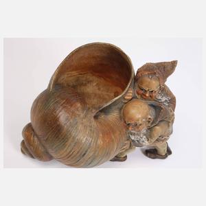 Zwerge am Schneckenhaus