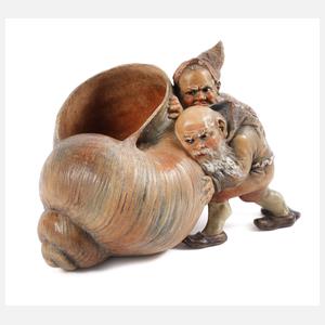 Zwerge am Schneckenhaus