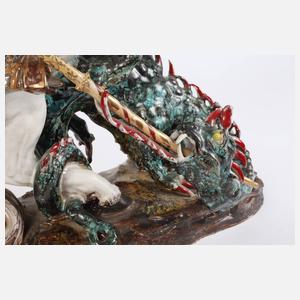 Prof. Eugenio Pattarino, Georg der Drachentöter