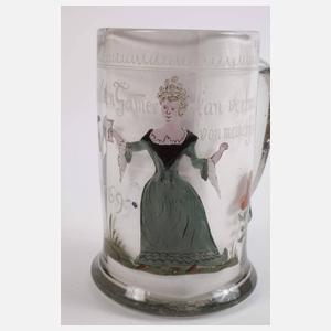 Seltener Freundschaftsbecher Sachsen 1769