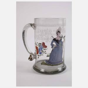 Seltener Freundschaftsbecher Sachsen 1769