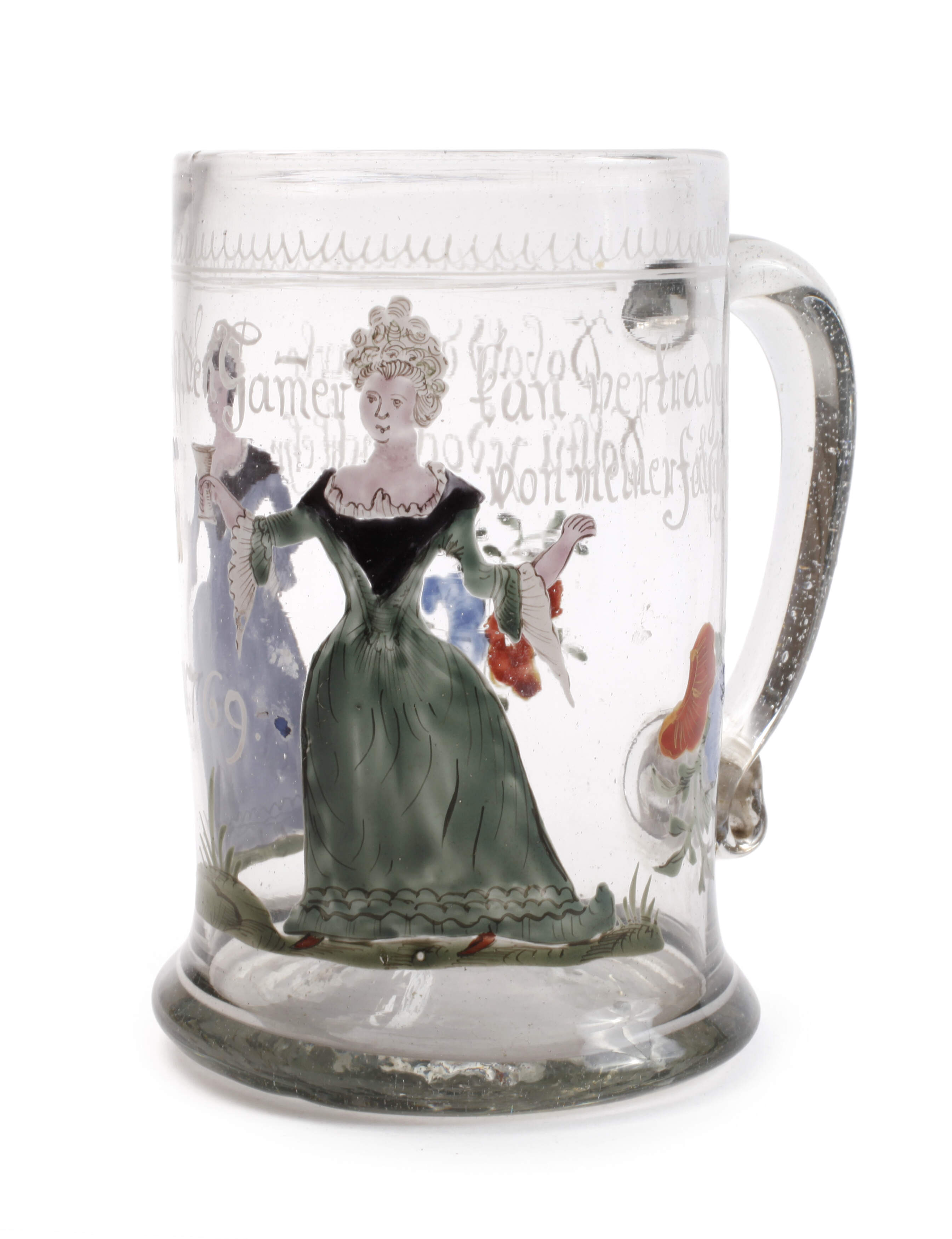 Seltener Freundschaftsbecher Sachsen 1769