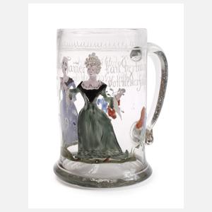 Seltener Freundschaftsbecher Sachsen 1769