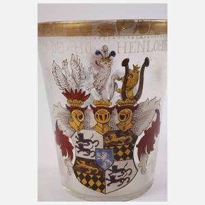 Fritz Heckert großes Becherglas