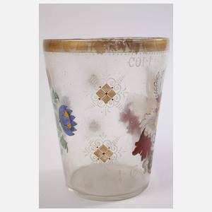 Fritz Heckert großes Becherglas