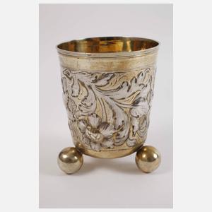 Barocker Kugelfußbecher