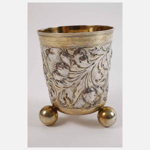 Barocker Kugelfußbecher