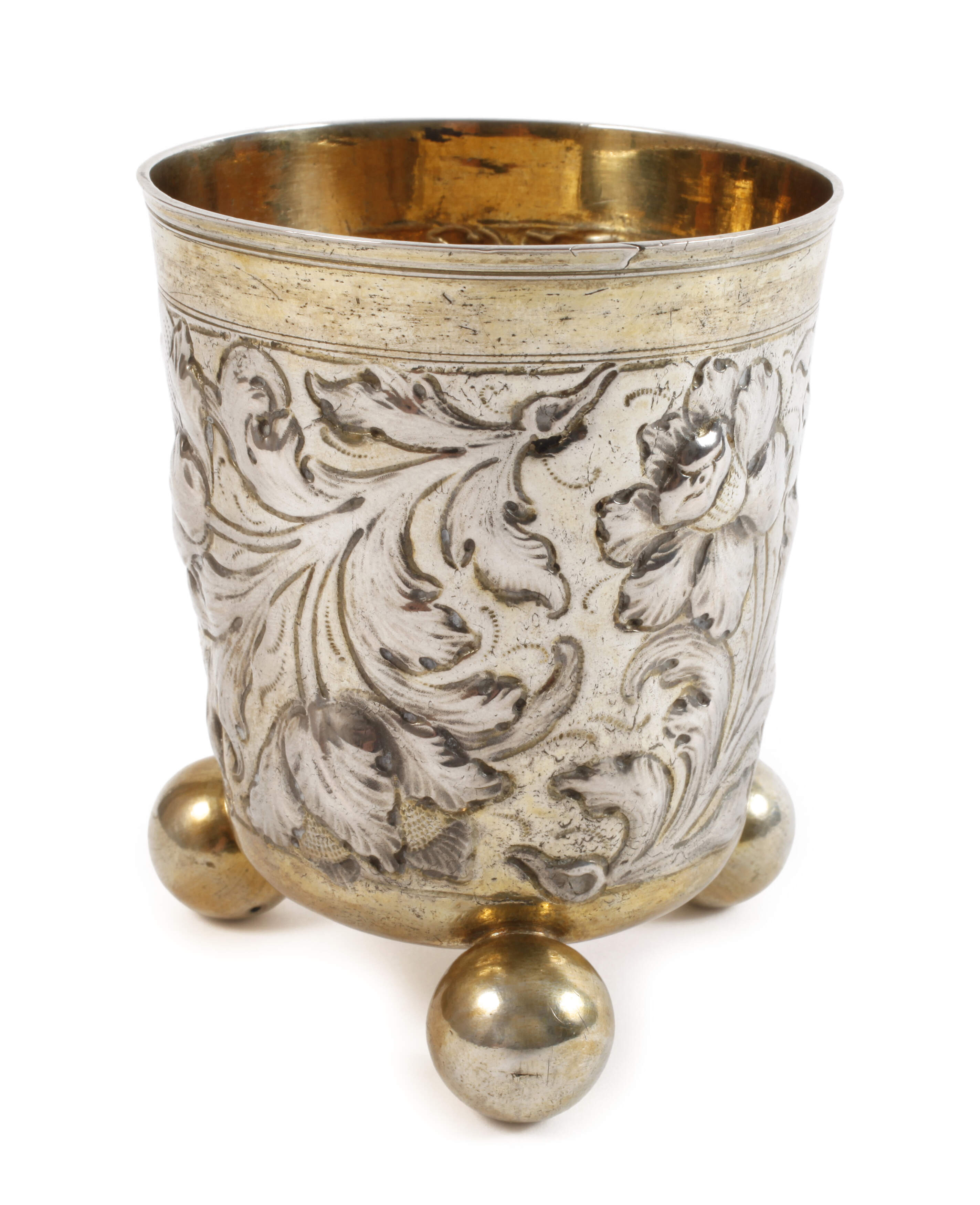 Barocker Kugelfußbecher