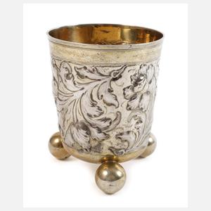 Barocker Kugelfußbecher