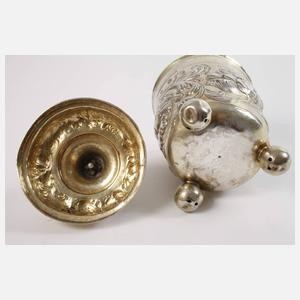 Barocker Nürnberger Kugelfußbecher