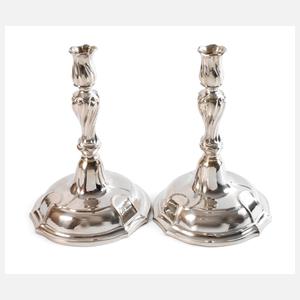 Silber Paar barocke Dresdner Leuchter