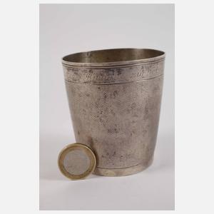 Silber Nürnberger Schlangenhautbecher