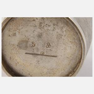 Silber Nürnberger Schlangenhautbecher